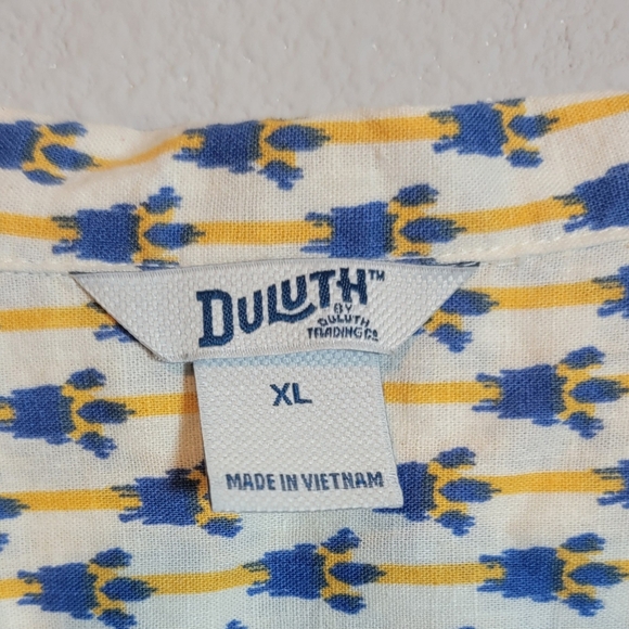 Duluth Trading Co. Artisian Hemp Button-up Shirt Size XL Camp Workwear - Picture 9 of 9